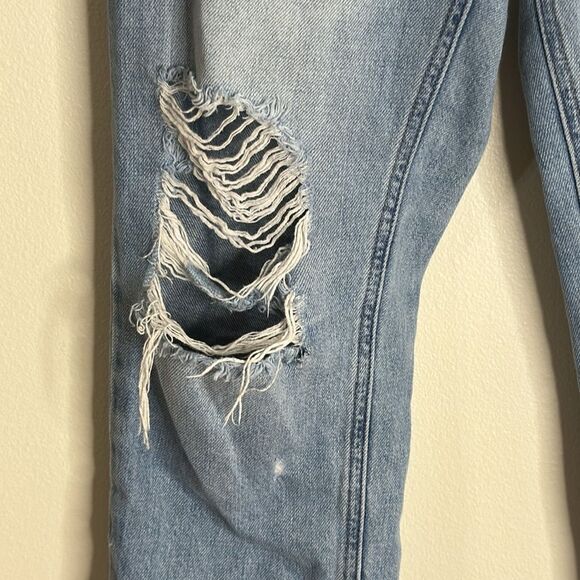 BDG urban outfitters distressed slim straight fly button denim jeans size 28 - Picture 4 of 11